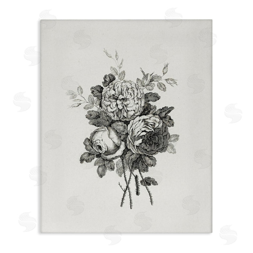 Lettered and Lined | Mixed Monochrome Flowers