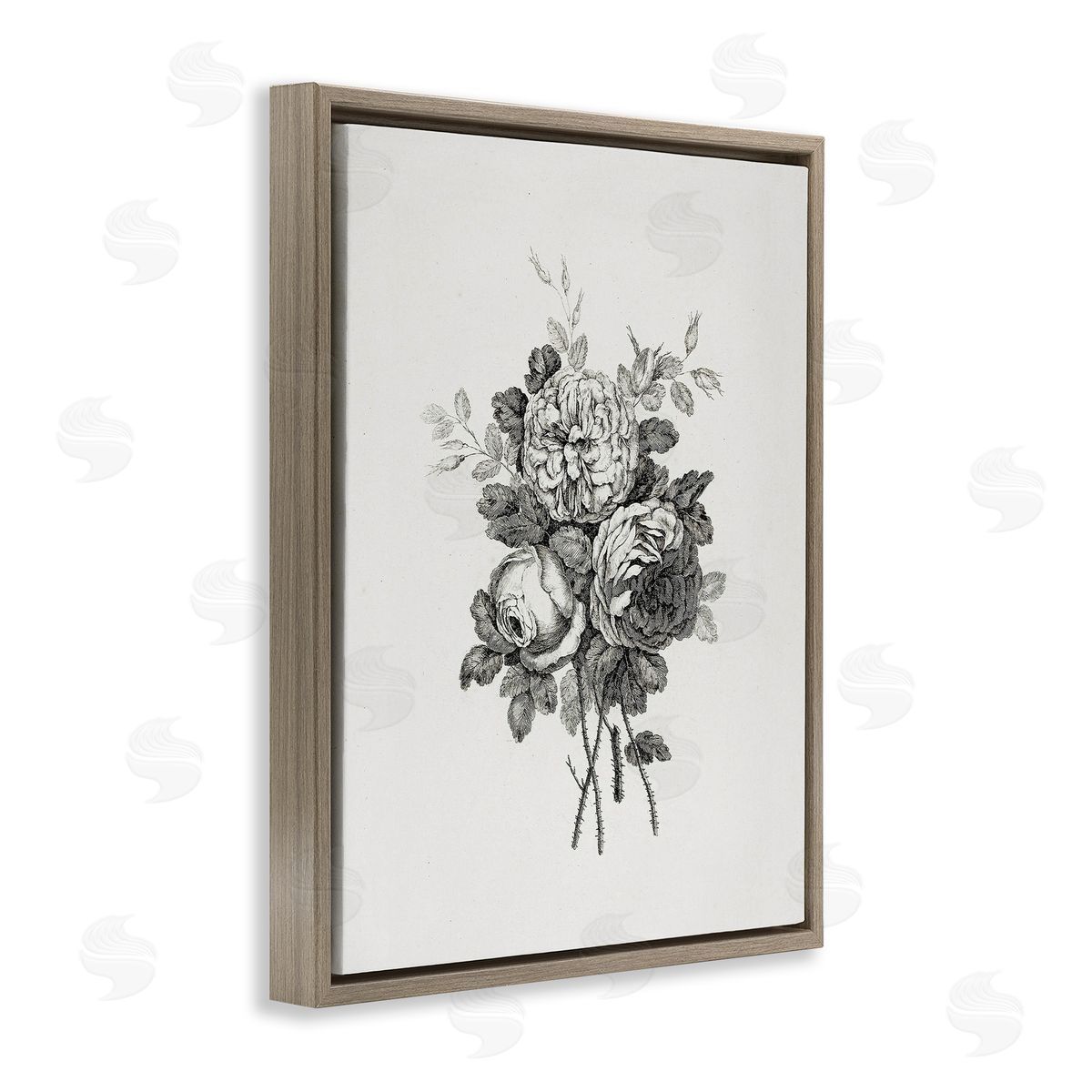 Lettered and Lined | Mixed Monochrome Flowers