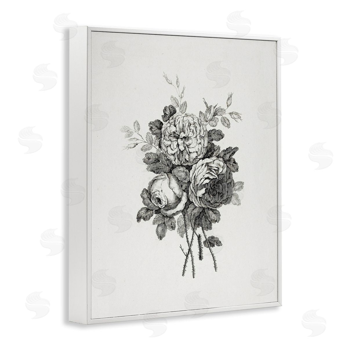 Lettered and Lined | Mixed Monochrome Flowers