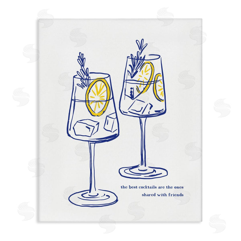 Lettered and Lined | Cocktails with Friends