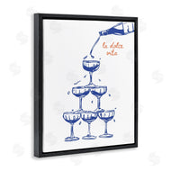 Lettered and Lined | Pouring Champagne Tower