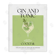 Lettered and Lined | Minimal Gin and Tonic