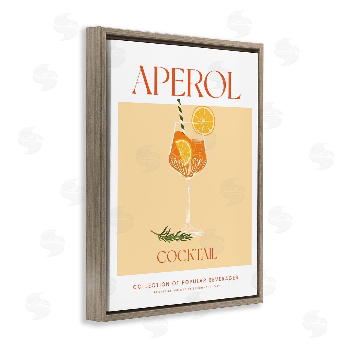 Lettered and Lined | Minimal Aperol Cocktail