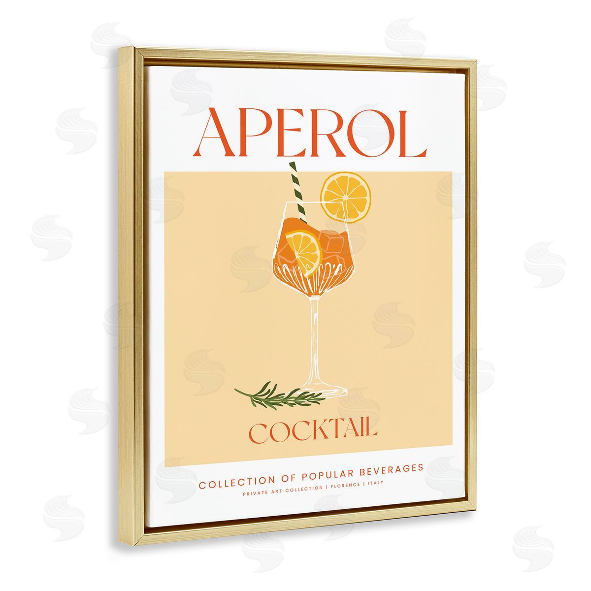 Lettered and Lined | Minimal Aperol Cocktail