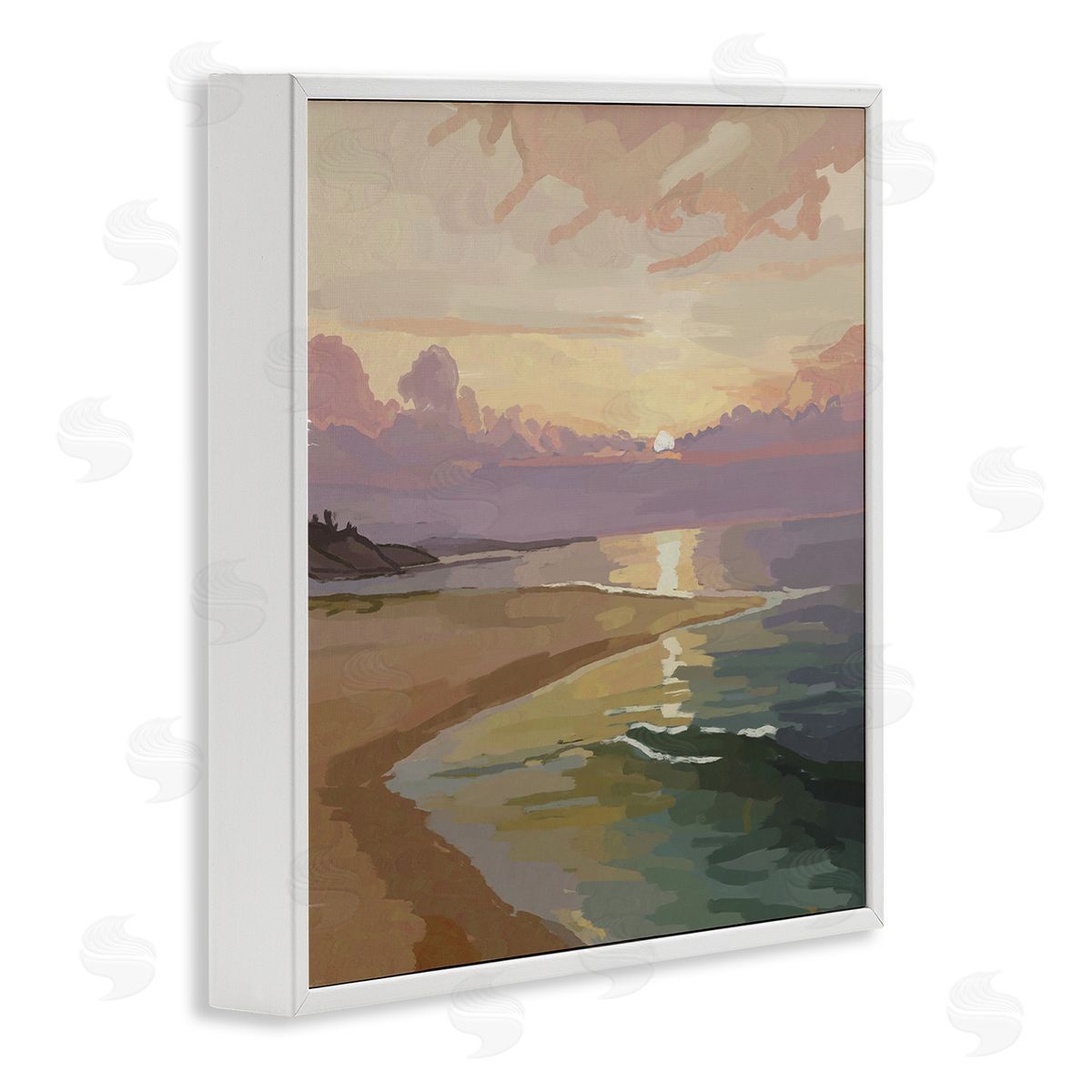 Amelia Noyes | Sunset Reflecting over Beach