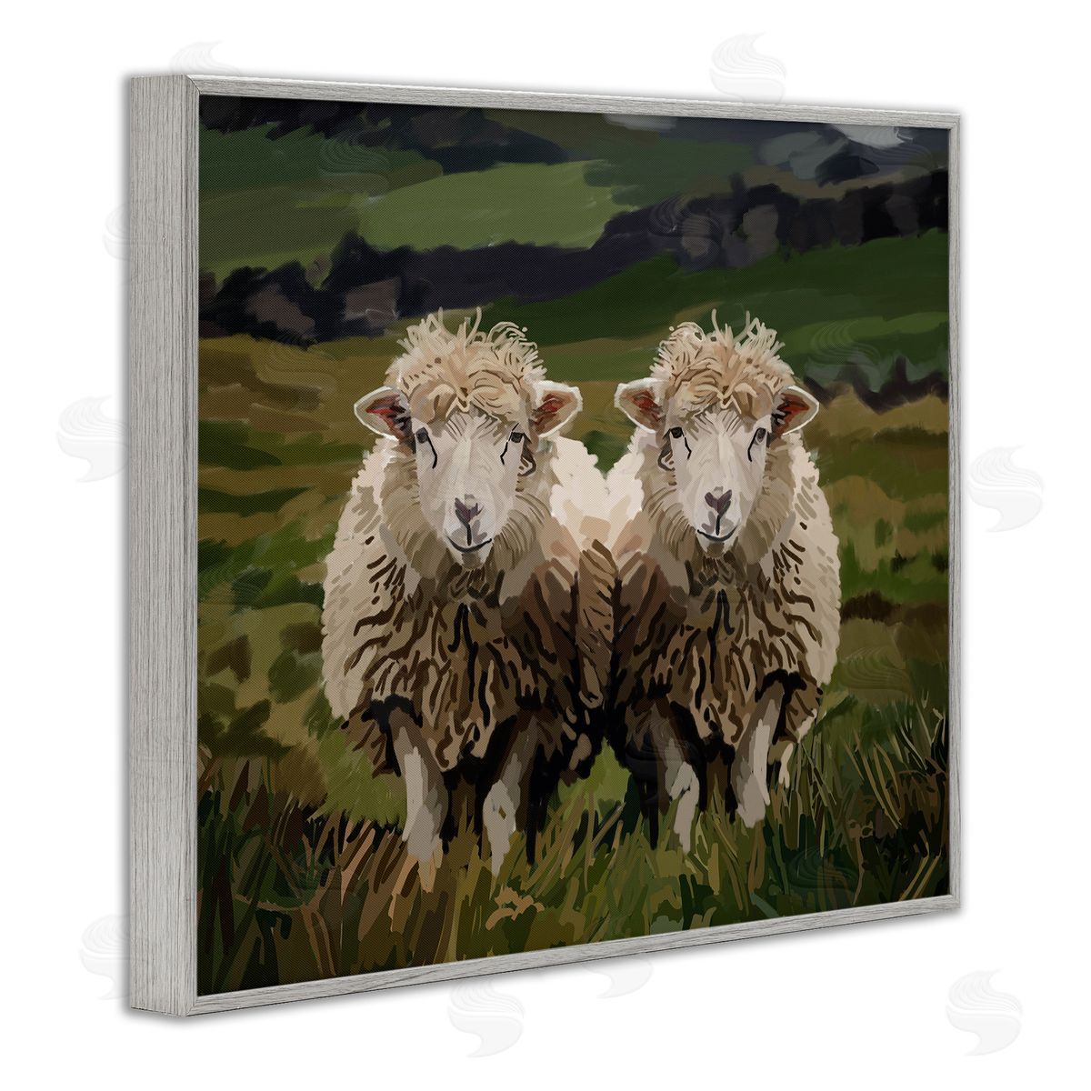 Amelia Noyes | Twin Sheep in Pasture