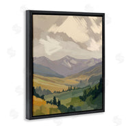 Amelia Noyes | Abstract Mountainside View