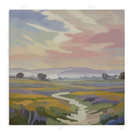 Amelia Noyes | Lavender Fields Beneath Sunset