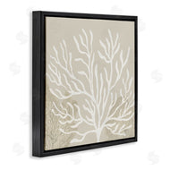 Yvette St. Amant | Wide Coral Branches on Beige