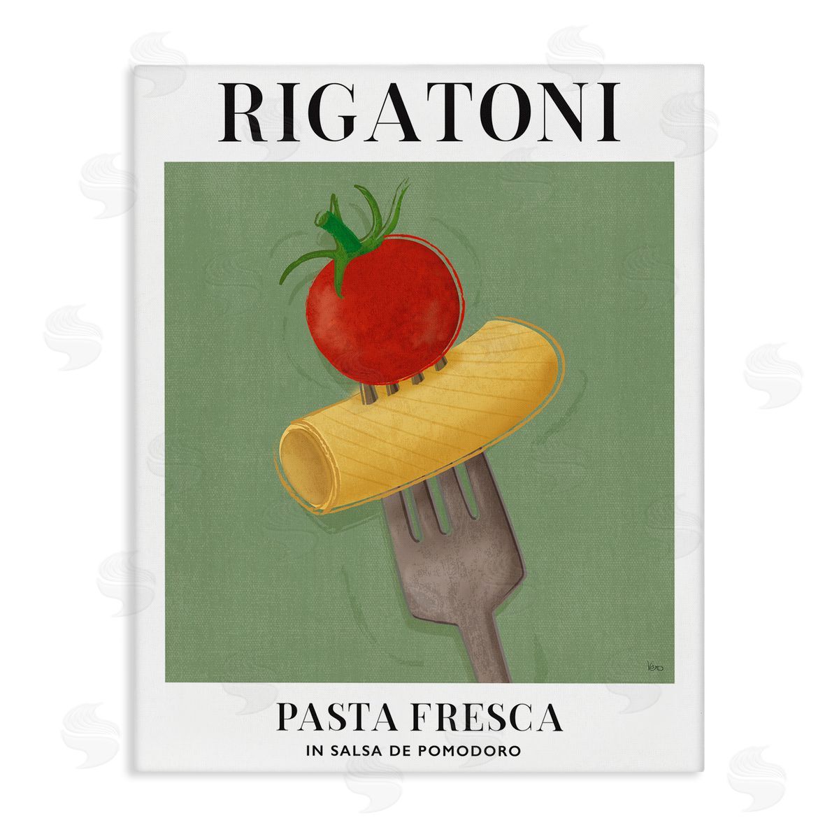 Veronique Charron | Vintage Rigatoni on Fork