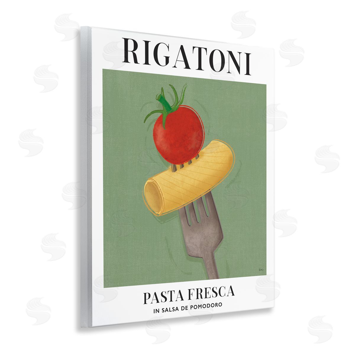 Veronique Charron | Vintage Rigatoni on Fork