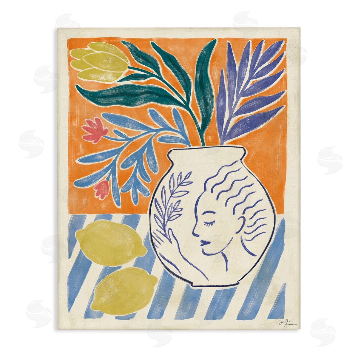 Janelle Penner | Cyprus & Lemons Still Life