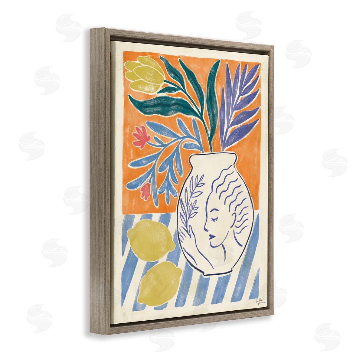 Janelle Penner | Cyprus & Lemons Still Life