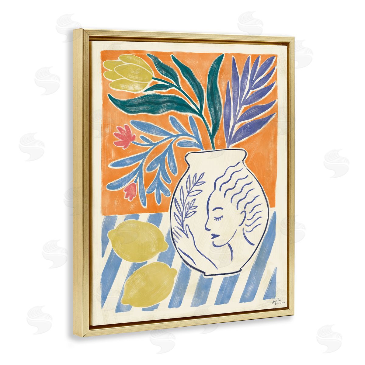 Janelle Penner | Cyprus & Lemons Still Life