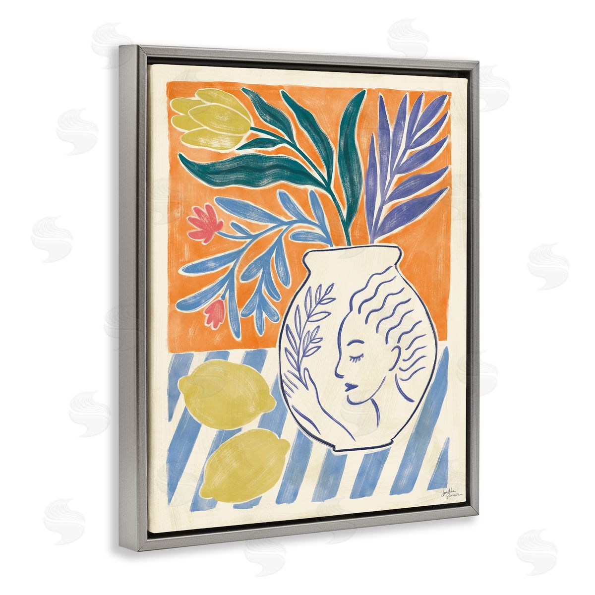 Janelle Penner | Cyprus & Lemons Still Life