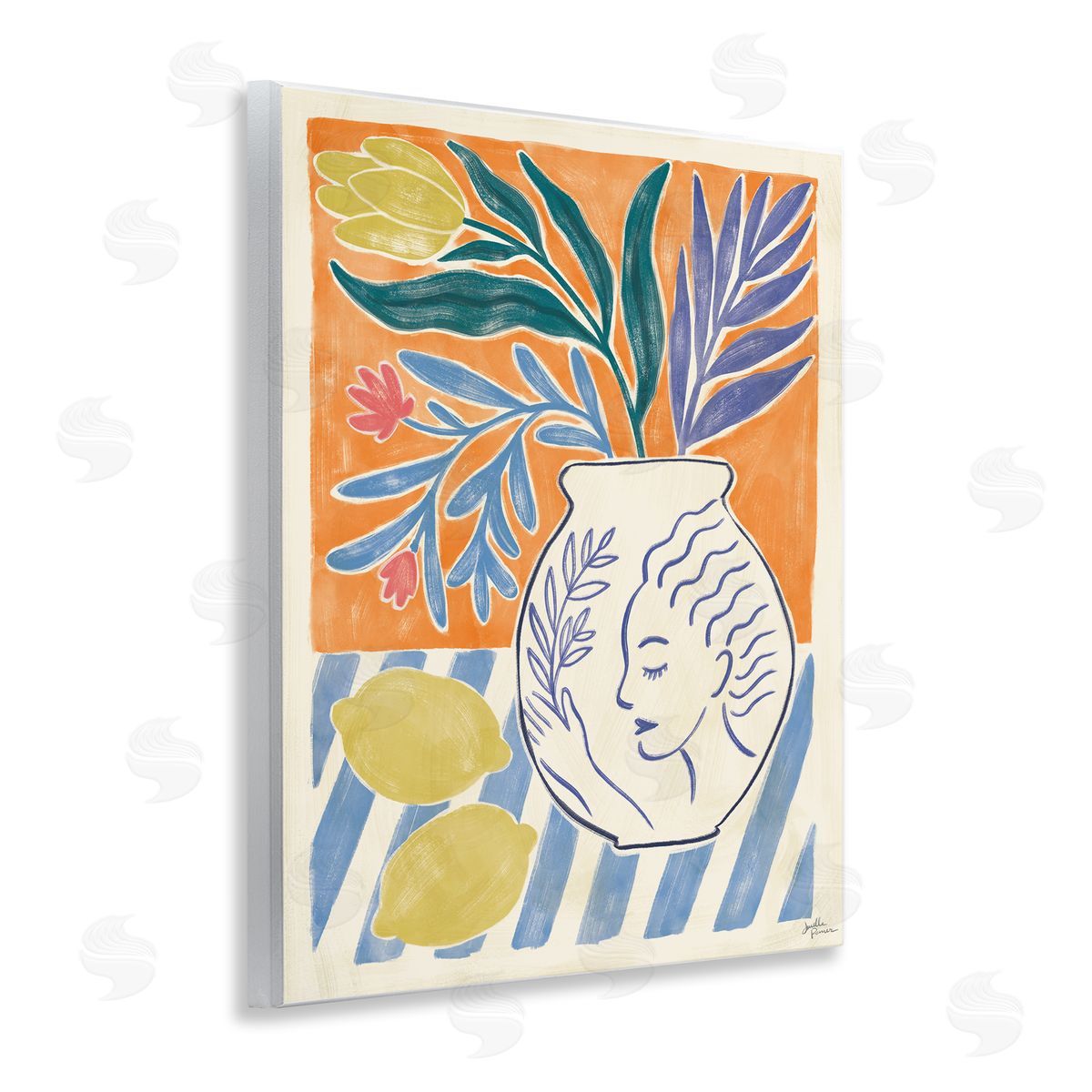 Janelle Penner | Cyprus & Lemons Still Life