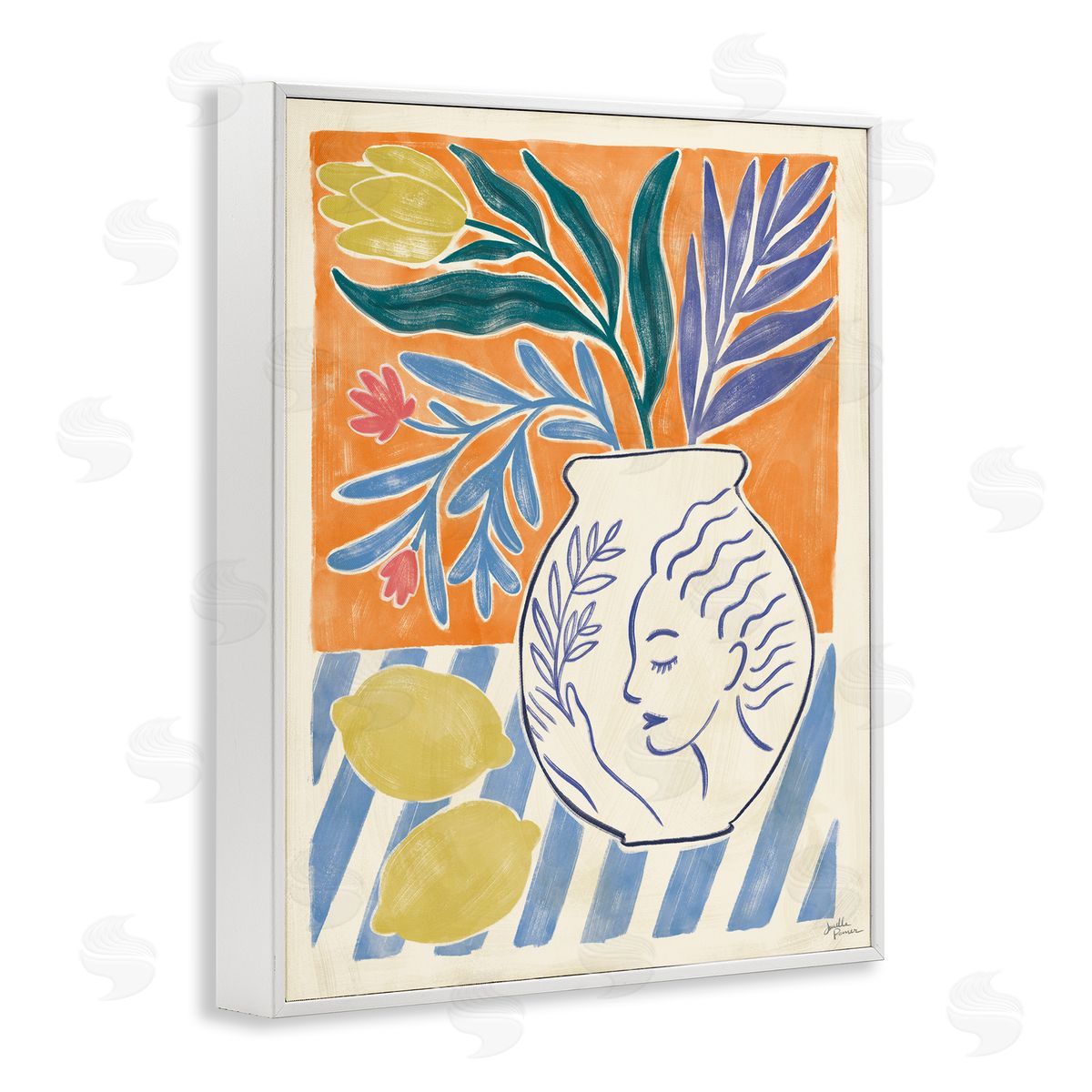 Janelle Penner | Cyprus & Lemons Still Life