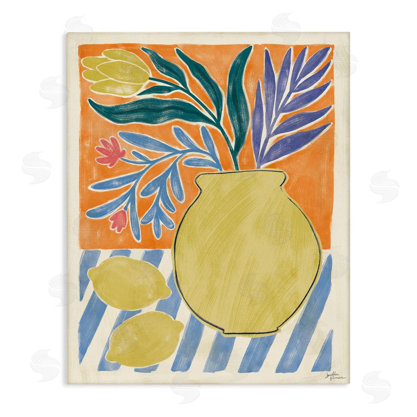 Janelle Penner | Vase & Lemons Still Life