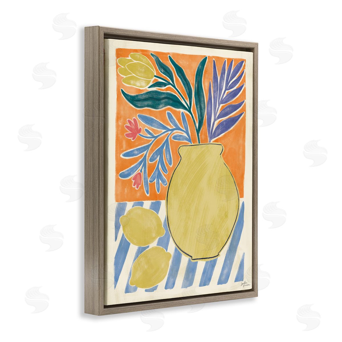 Janelle Penner | Vase & Lemons Still Life