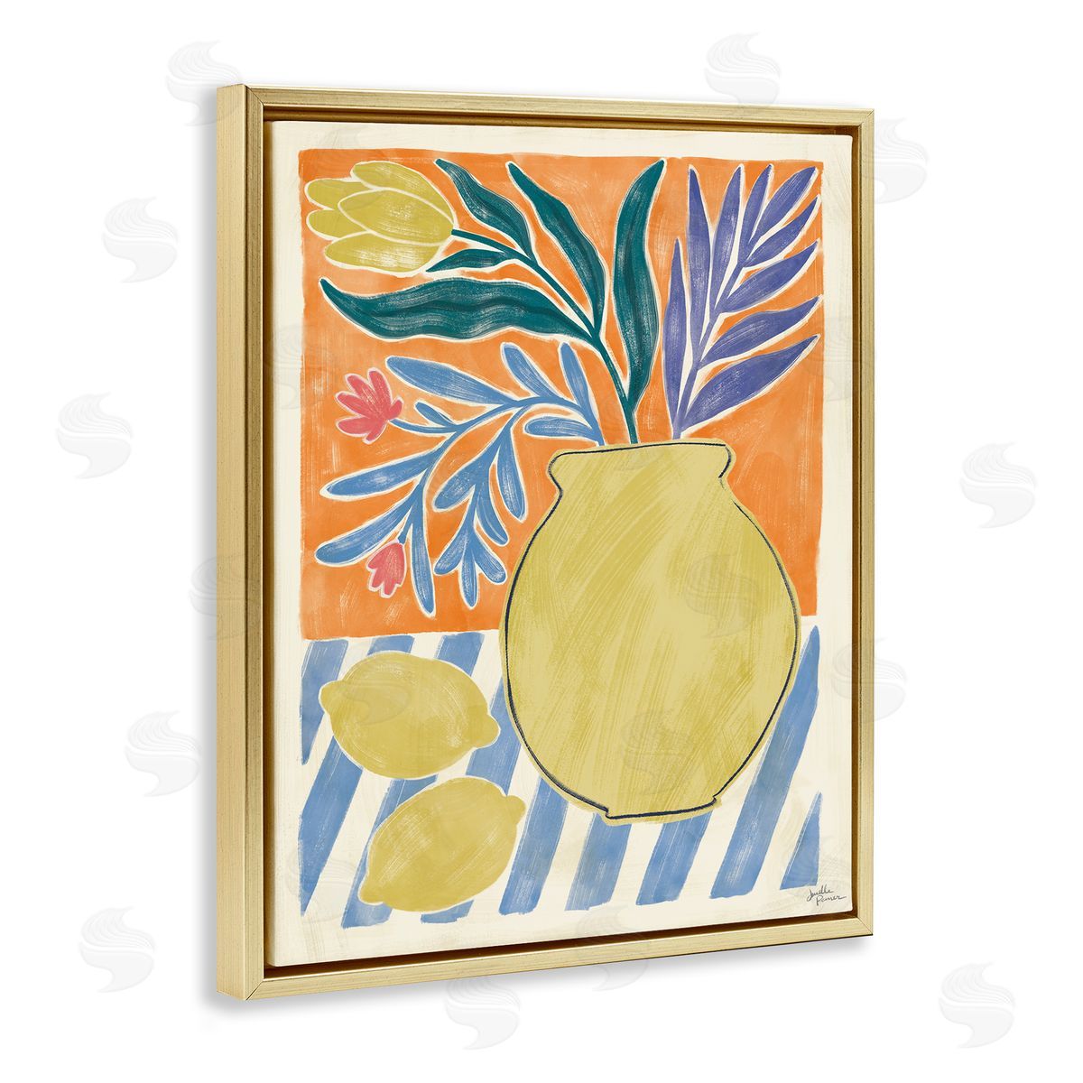 Janelle Penner | Vase & Lemons Still Life