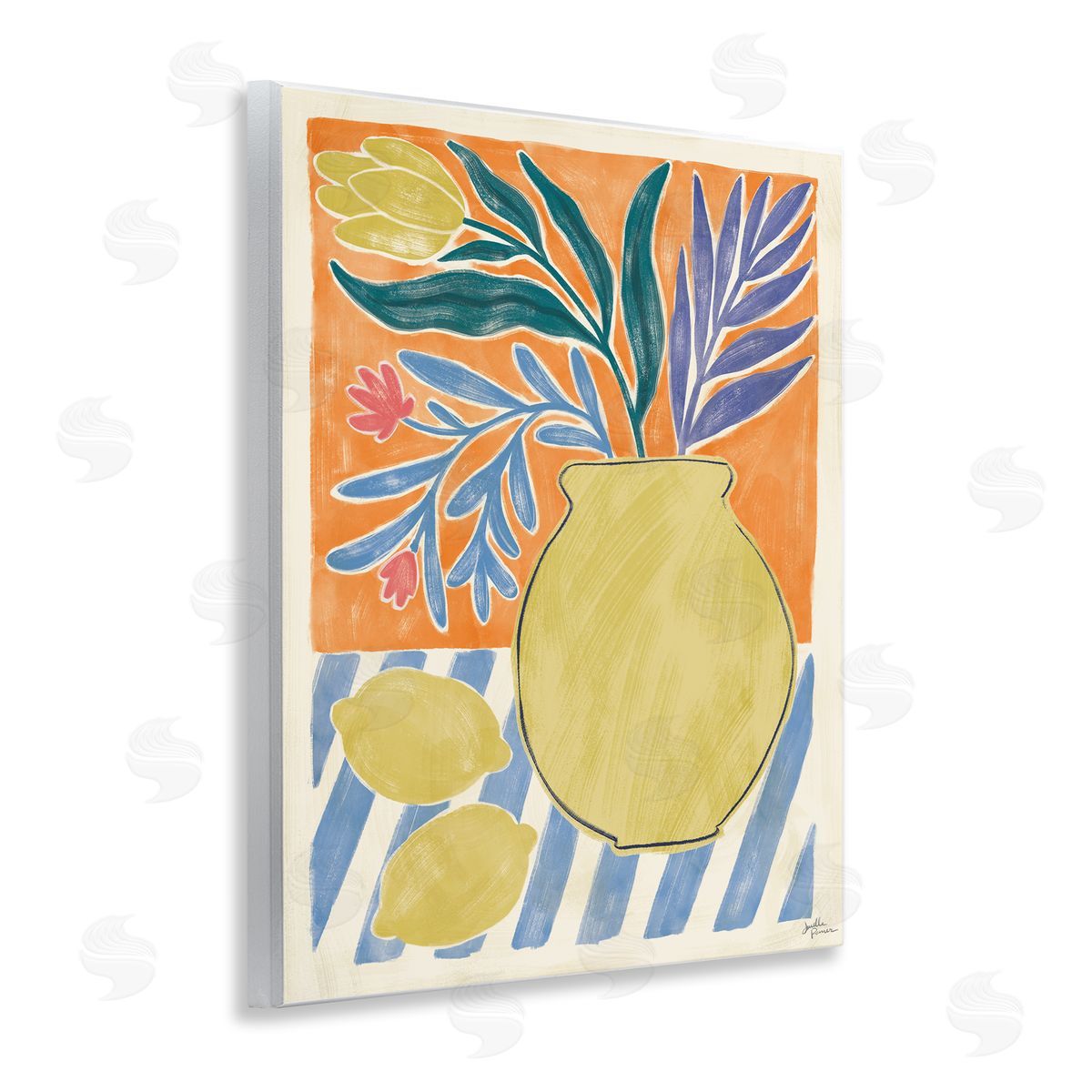 Janelle Penner | Vase & Lemons Still Life