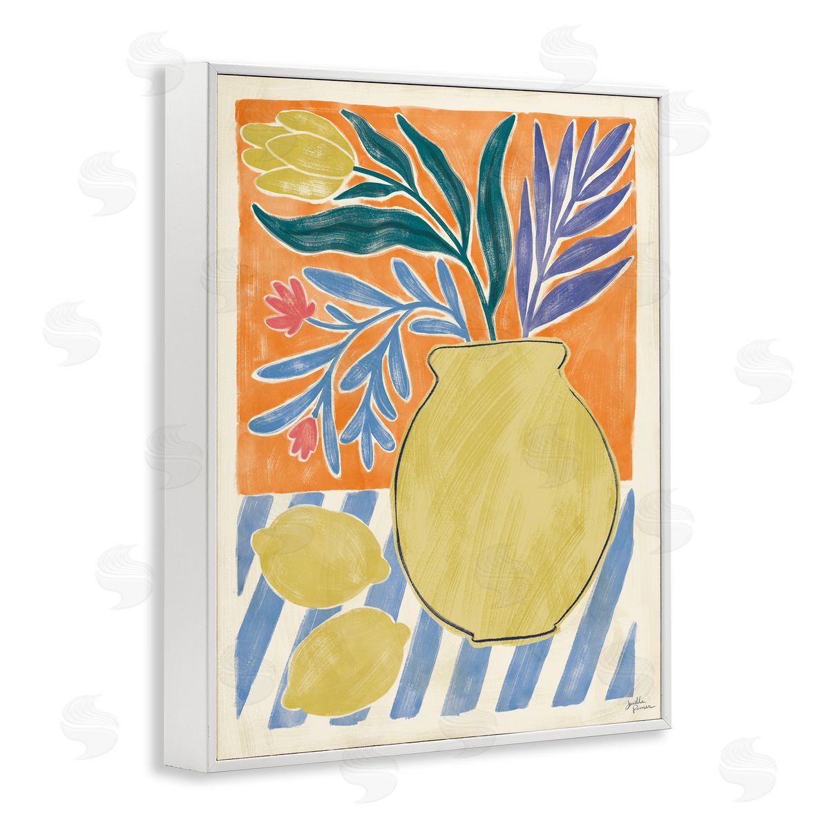 Janelle Penner | Vase & Lemons Still Life