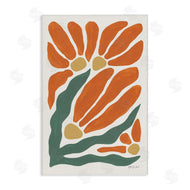 Yvette St. Amant | Midcentury Orange Blooms