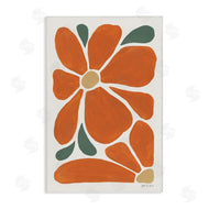 Yvette St. Amant | Minimal Mod Orange Flowers