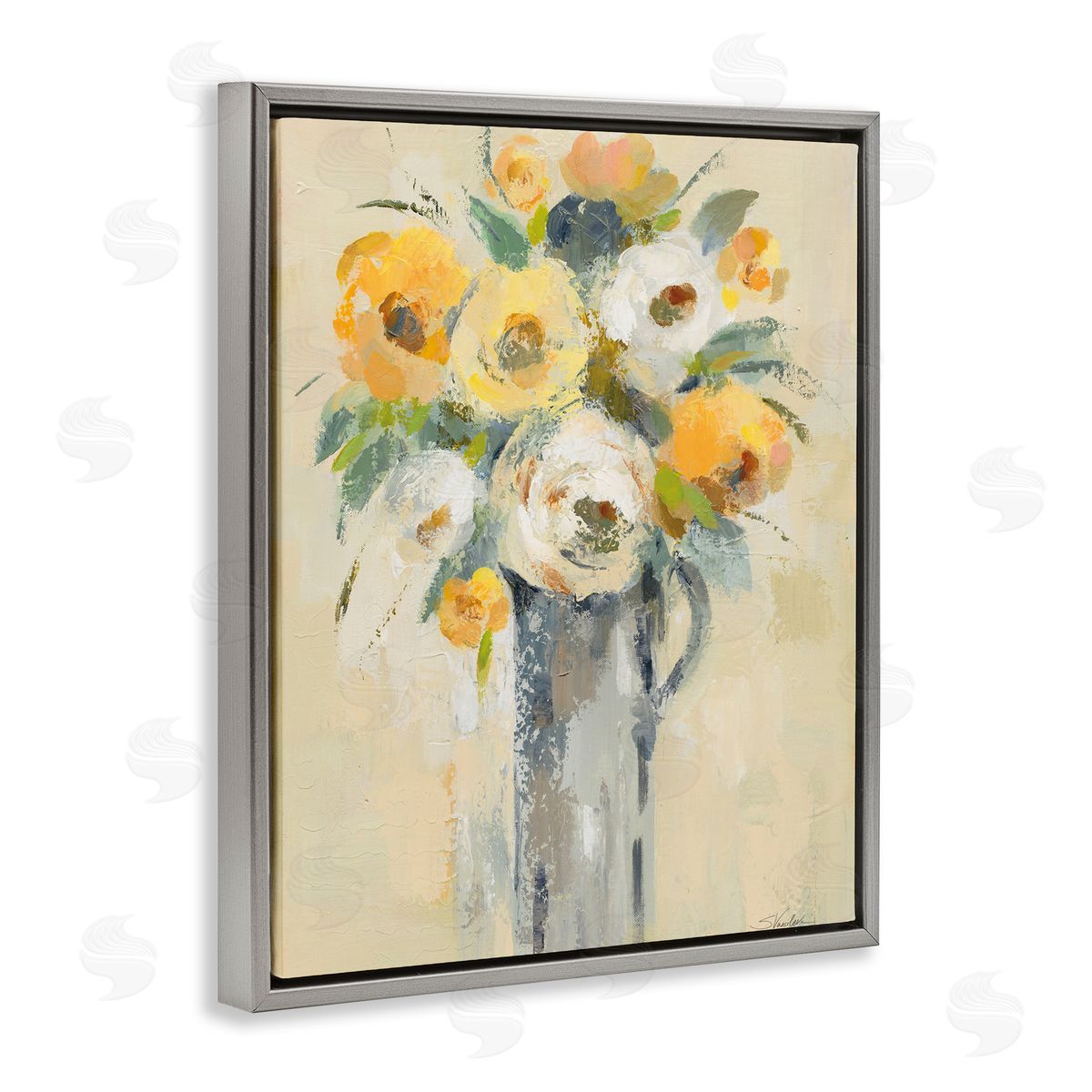 Silvia Vassileva | Abstract Flowers in Jug