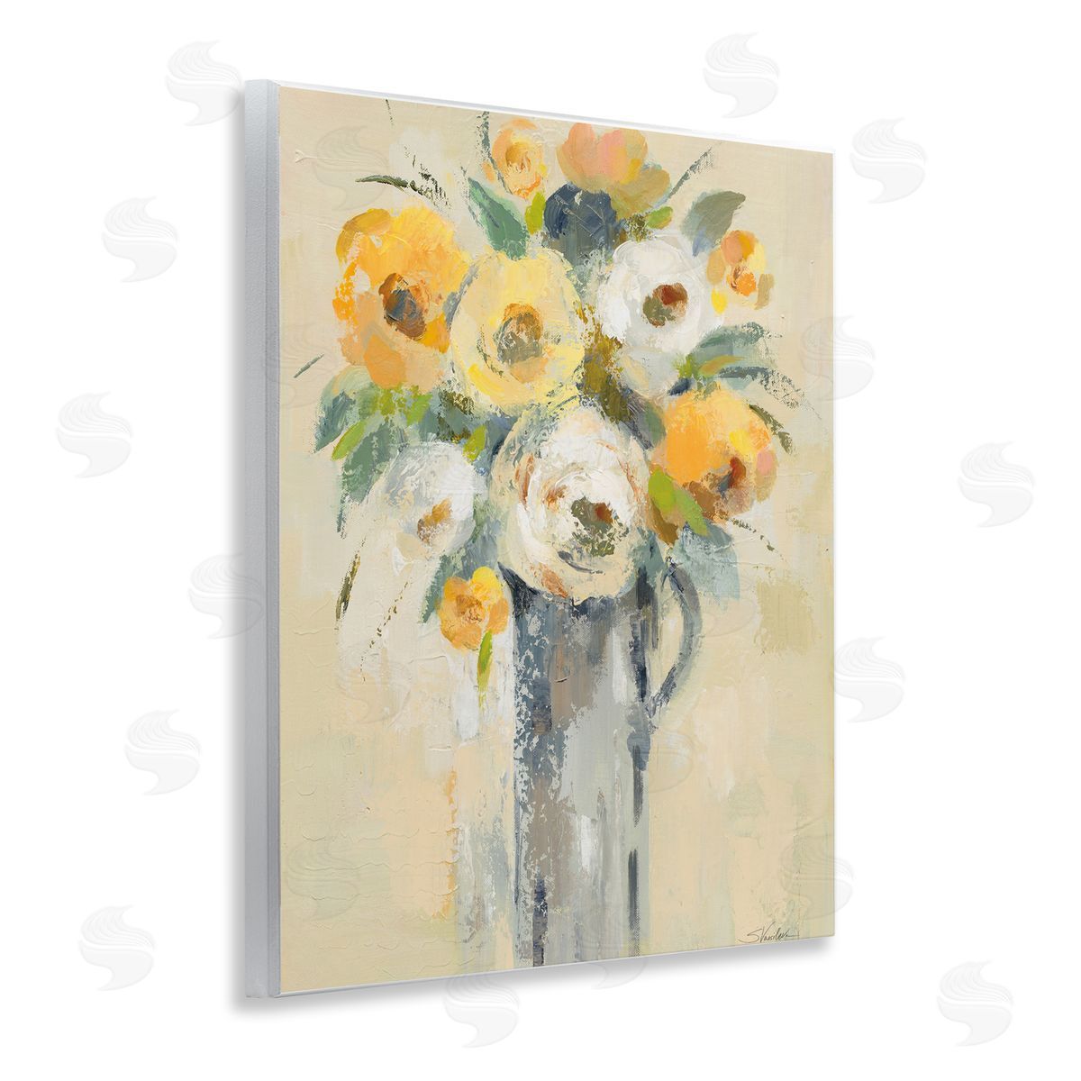 Silvia Vassileva | Abstract Flowers in Jug
