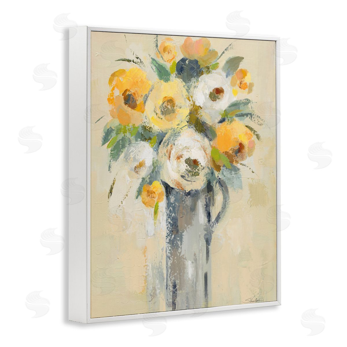 Silvia Vassileva | Abstract Flowers in Jug