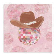 Yvette St. Amant | Rosy Hued Cowgirl Disco Ball