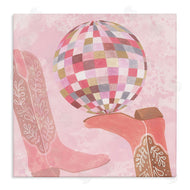 Yvette St. Amant | Cowgirl Boot & Disco Ball