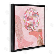 Yvette St. Amant | Cowgirl Boot & Disco Ball