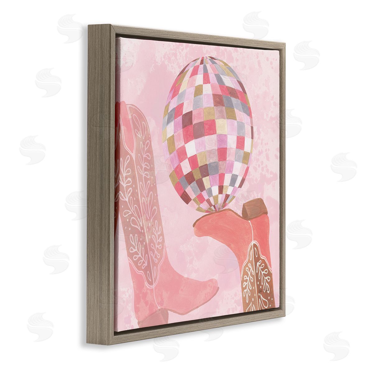 Yvette St. Amant | Cowgirl Boot & Disco Ball