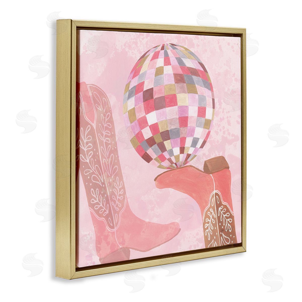 Yvette St. Amant | Cowgirl Boot & Disco Ball