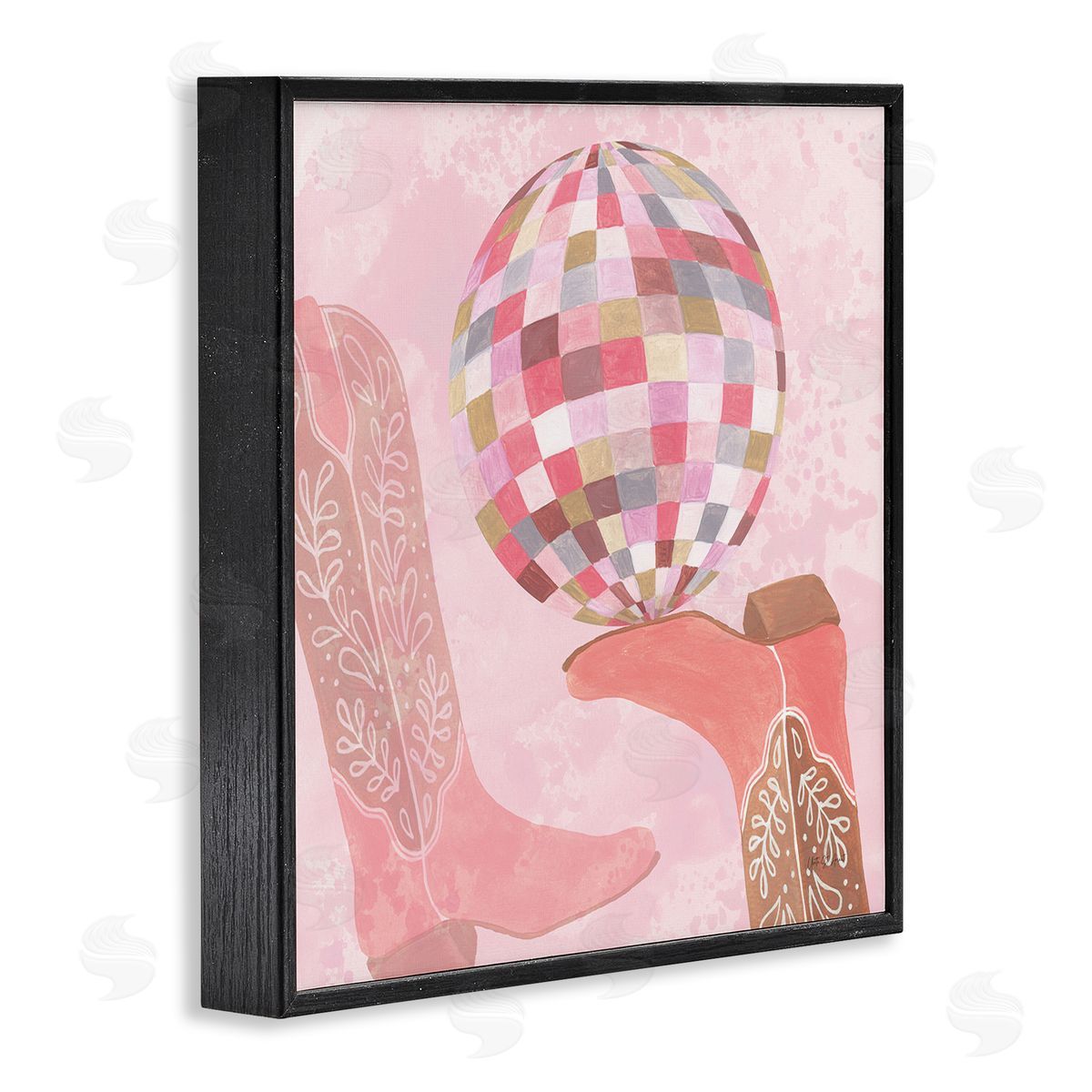 Yvette St. Amant | Cowgirl Boot & Disco Ball