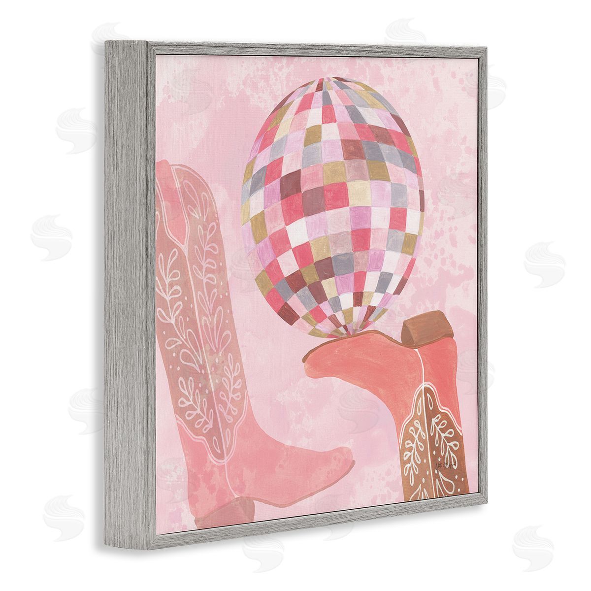Yvette St. Amant | Cowgirl Boot & Disco Ball