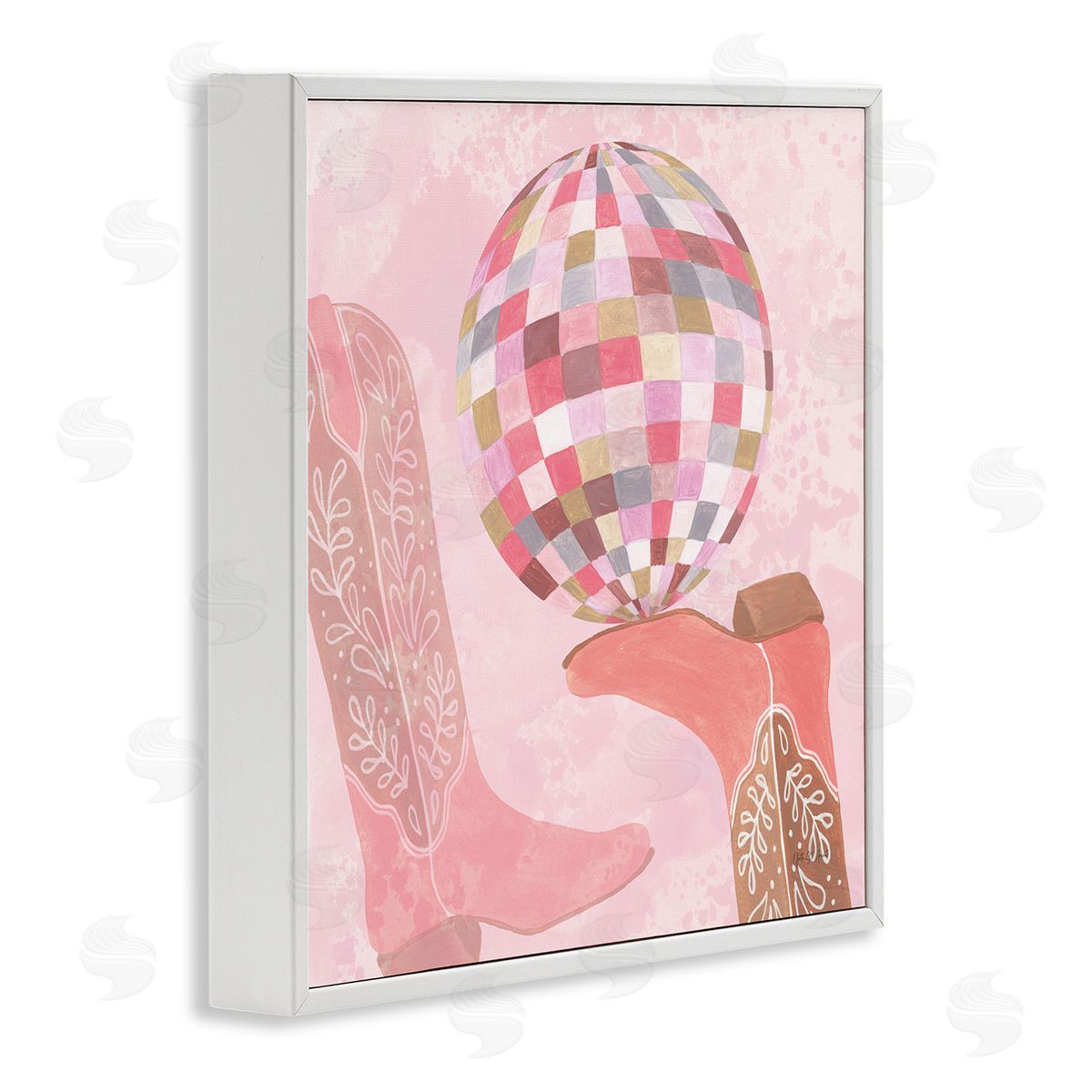 Yvette St. Amant | Cowgirl Boot & Disco Ball