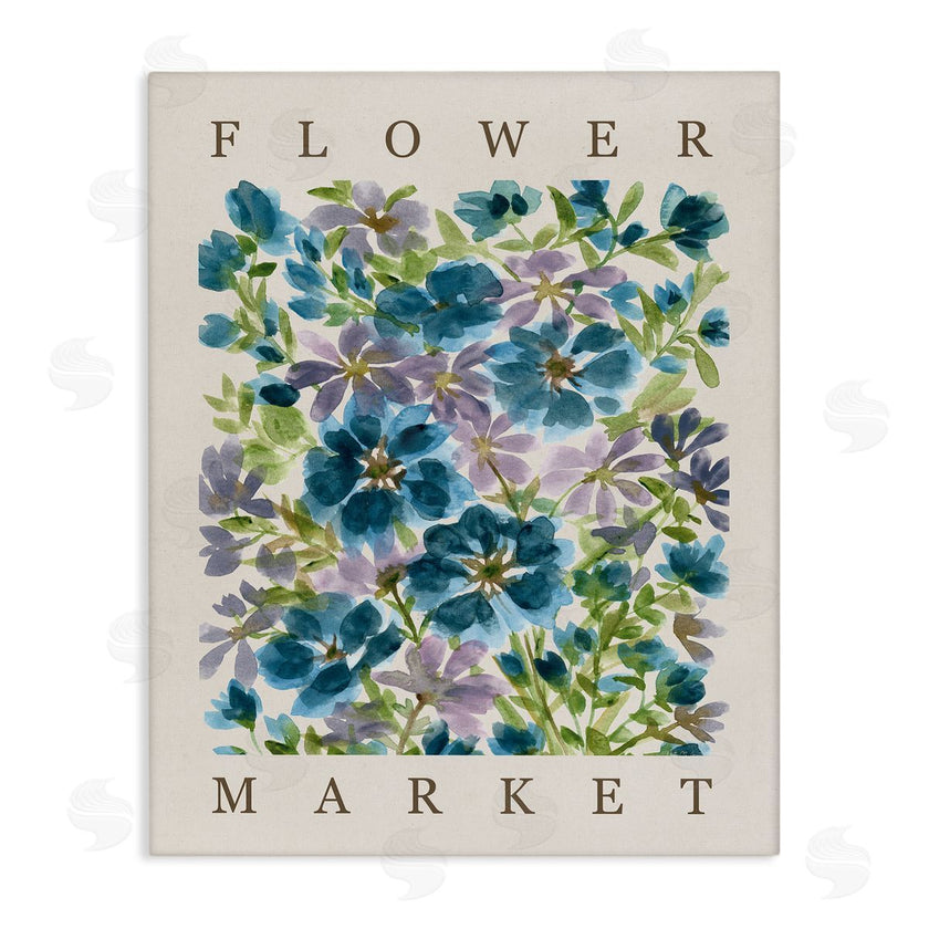 Yvette St. Amant | Flower Market Blue Blooms