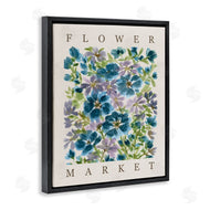 Yvette St. Amant | Flower Market Blue Blooms