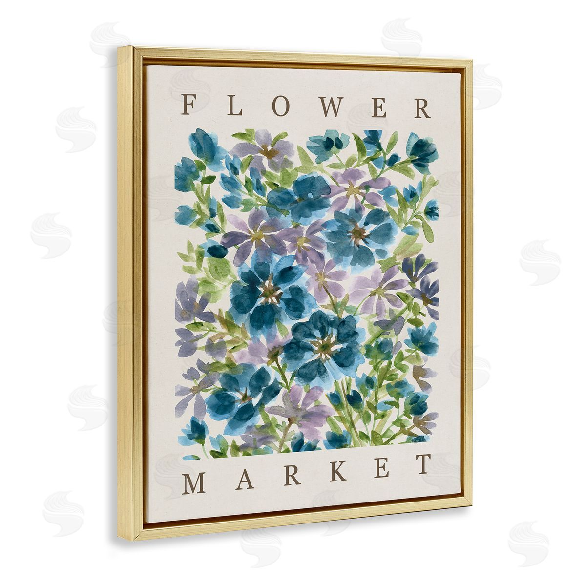 Yvette St. Amant | Flower Market Blue Blooms