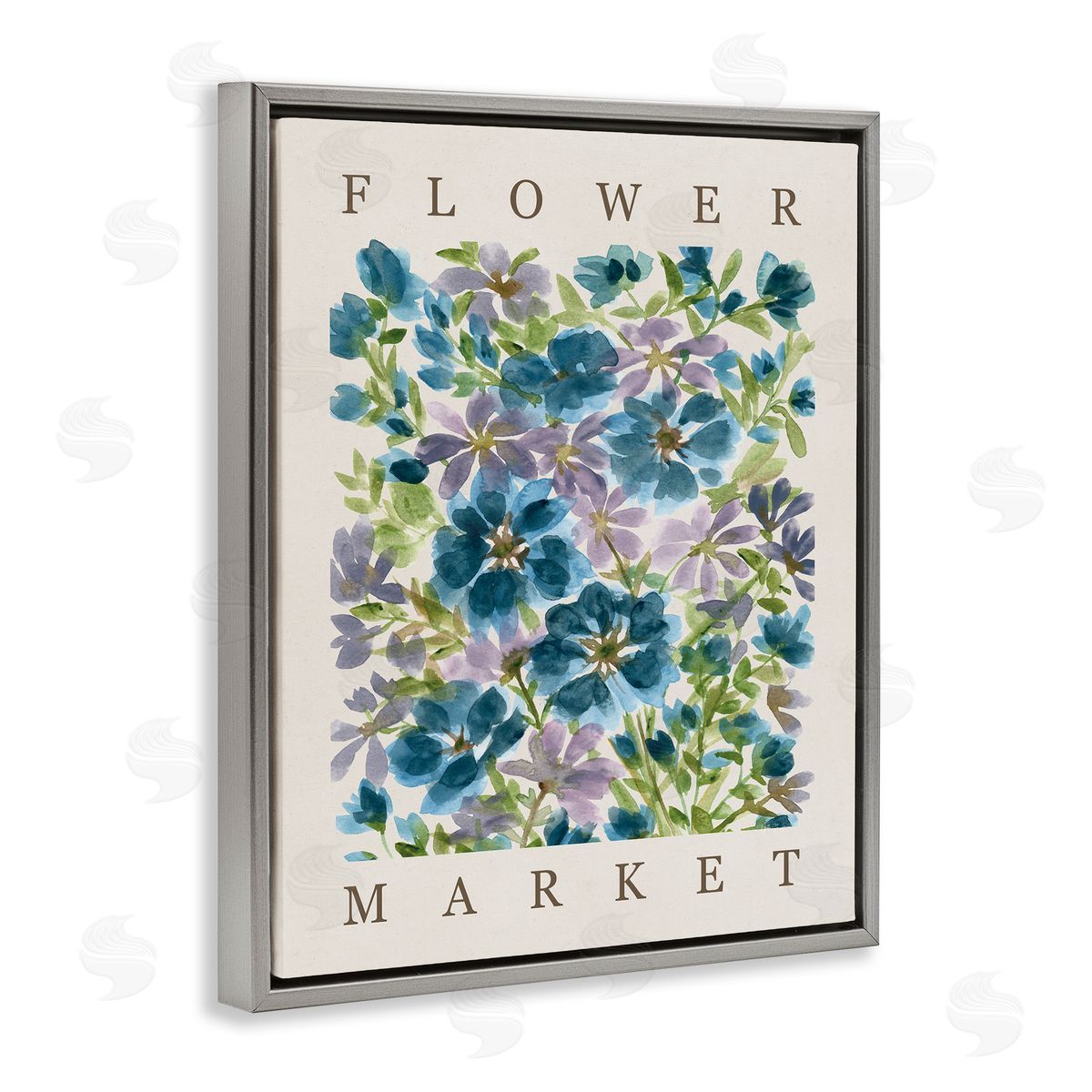 Yvette St. Amant | Flower Market Blue Blooms