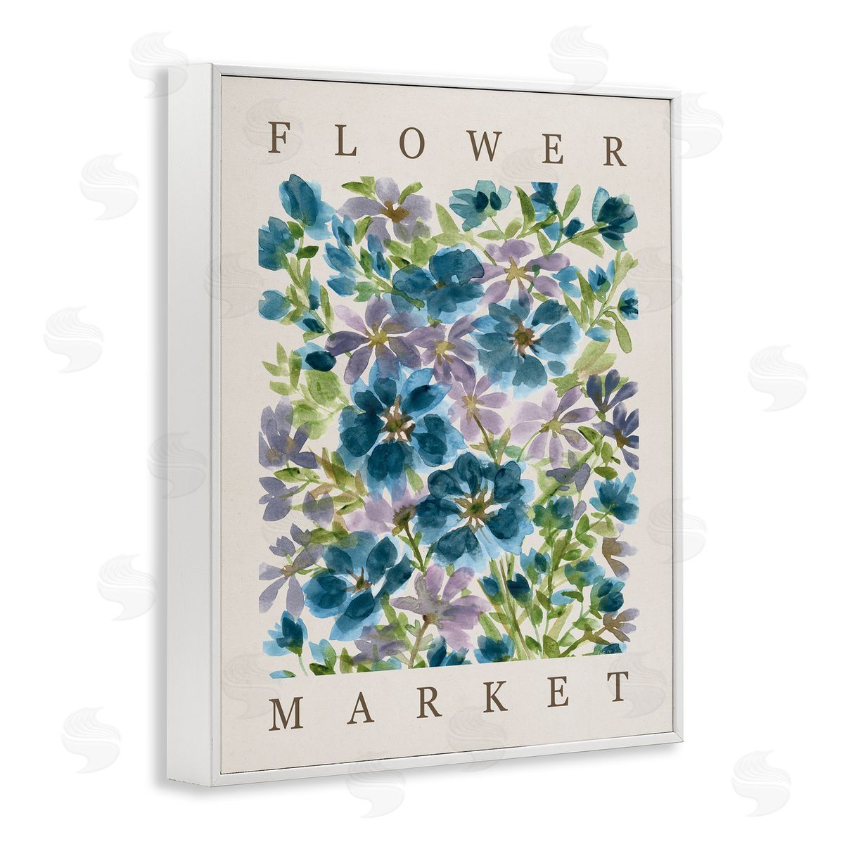 Yvette St. Amant | Flower Market Blue Blooms