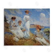 Marcus Jules | Ladies on Shore Classic Painting
