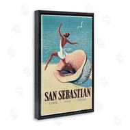 Marcus Jules | Vintage Woman on Beach Advertisement