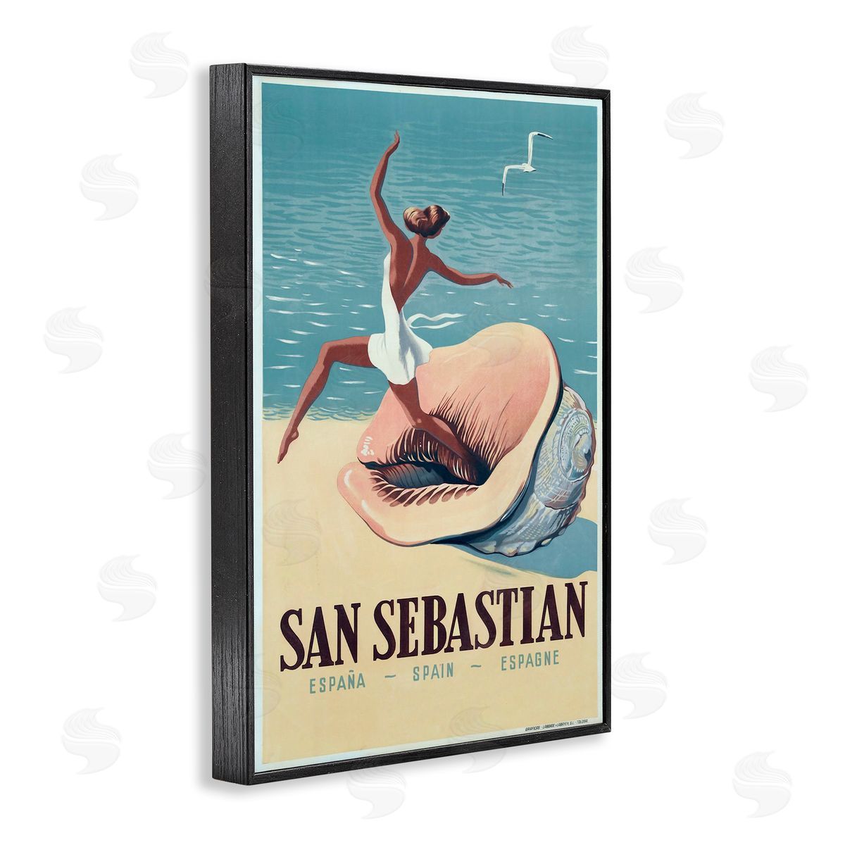Marcus Jules | Vintage Woman on Beach Advertisement