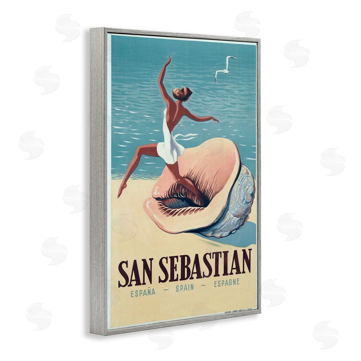 Marcus Jules | Vintage Woman on Beach Advertisement