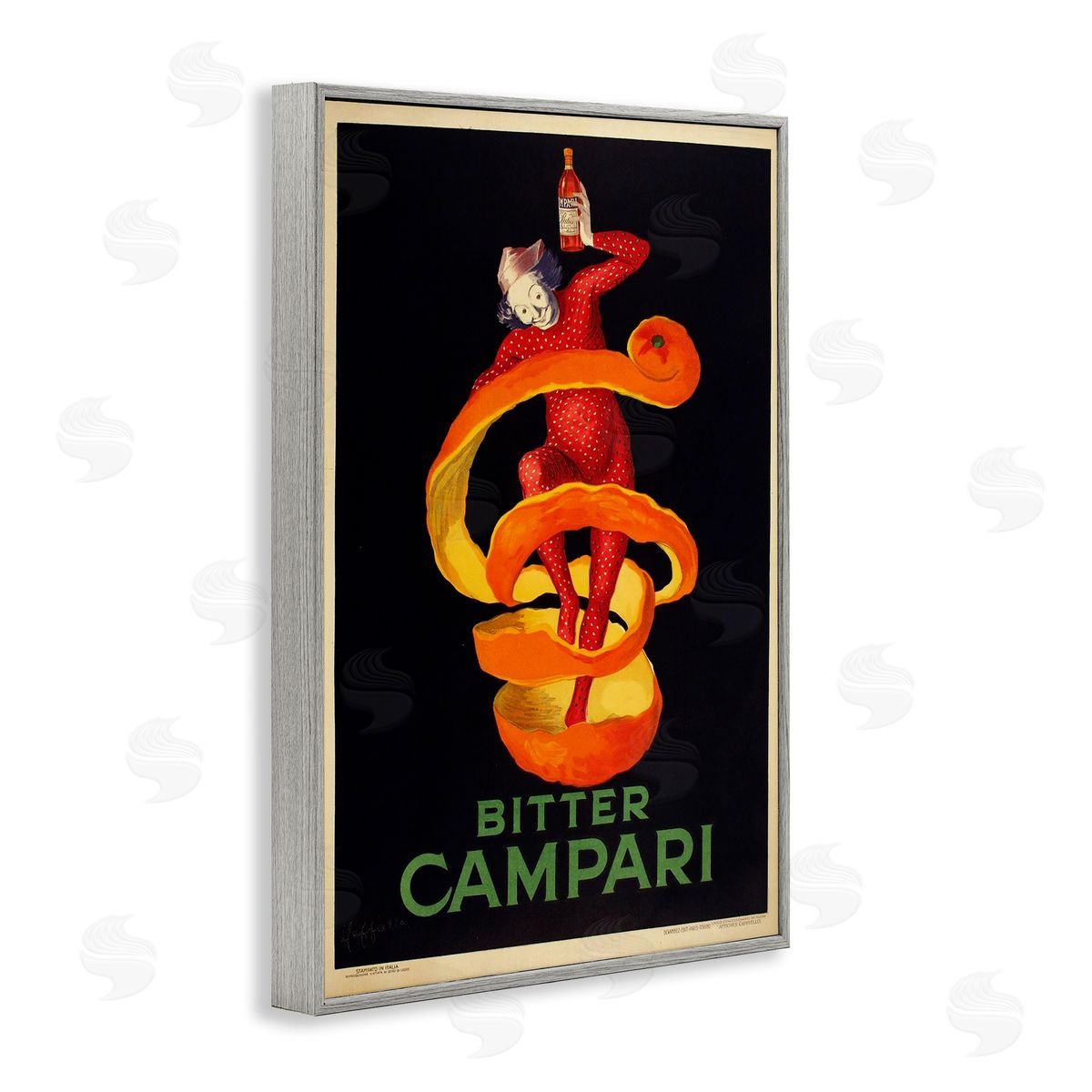 Marcus Jules Bitter Campari Advertisement Canvas Wall Art Print