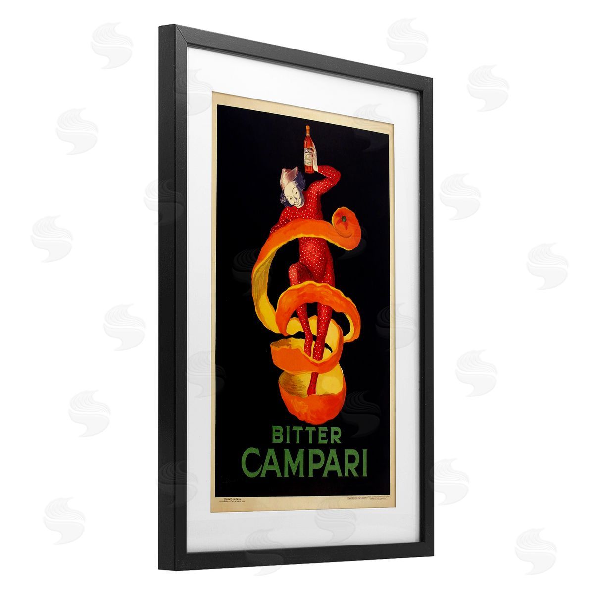 Marcus Jules Bitter Campari Advertisement Canvas Wall Art Print